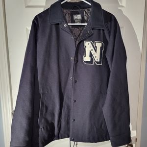 New Era Wool Varsity Jacket mens large